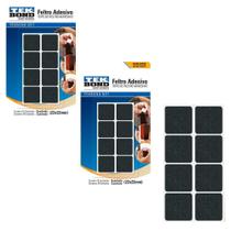 Kit 40 Feltro Protetor Adesivo Pé Sofá Cadeira Mesa Tekbond