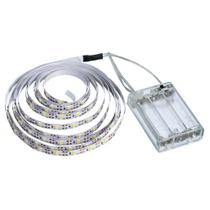 Kit 40 Fios Fita LED Luz Amarela 120 Lâmpadas LED 2m À Pilha Kit 40 Fios Fita LED Luz Amarela 120 Lâmpadas LED 2m À Pilha