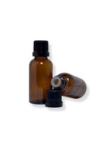 Kit 40 Frascos De Vidro Âmbar 30ml Com Tampa E Batoque