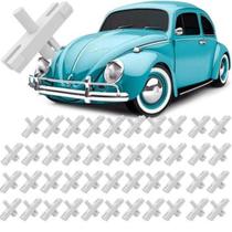 Kit 40 Grampos Presilhas Friso Lateral Porta Fusca 1200 1300 1500 Itamar 70/96 - PCFIX