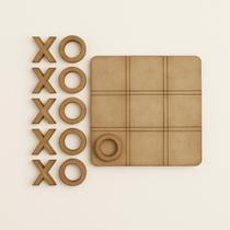 Kit 40 Jogos Da Velha Mdf Lembrancinha Brinde 10x10