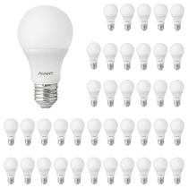 Kit 40 Lâmpadas LED Pera 9W 6500K Bivolt Substitui 60W com Economia de Energia