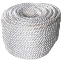 Kit 40 Metros Cabo Torcido Ancoragem Atracação 12mm Branco