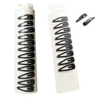 Kit 40 mini Presilhas tic tac de Cabelo Preta 3cm adereço