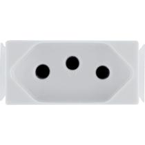 Kit 40 modulo tomada 2p+t 20a/250v aria branca tramontina Kit 40 modulo tomada 2p+t 20a/250v aria branca tramontina