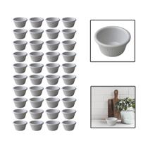 Kit 40 Molheiras De Melamina Shoyu Molhos Ketchup 8 cm 80ml