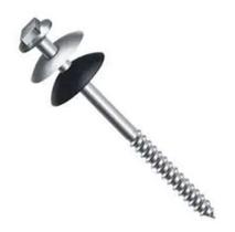 Kit 40 parafuso para telha telheiro com vedação e arruela 5/16 x 110mm Kit 40 parafuso para telha telheiro com vedação e arruela 5/16 x 110mm