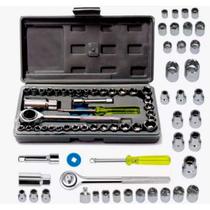 Kit 40 Peças de Soquete Essencial no Dia a Dia Em Estoque