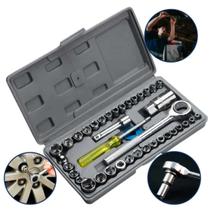 Kit 40 Peças Ferramentas Perfeito para Reparos e Emergências Em Estoque Kit 40 Peças Ferramentas Perfeito para Reparos e Emergências Em Estoque