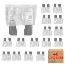 Kit 40 Peças Fusível Lamina Comum 25 Amperes Automotiva Lote