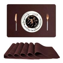 Kit 40 Peças Jogo Americano Mesa Posta Sousplat Retangular