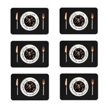 Kit 40 Peças Jogo Americano Mesa Posta Sousplat Retangular Kit 40 Peças Jogo Americano Mesa Posta Sousplat Retangular