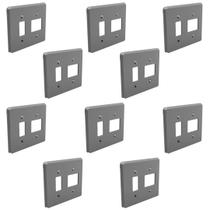 Kit 40 Placas 4x4 1 Posto Duplo + 1 Posto Silentoque 8512