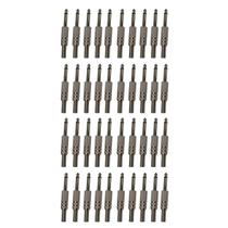 Kit 40 Plug P10 Macho Mono com Mola Simples Dreamer