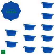 Kit 40 potes 400ml Azul, Kit Potes para Cozinha, Jogo de Vasilhas Plásticas Compre 20 Leve 40