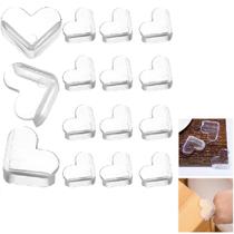 Kit 40 Protetores De Quina Canto Para Mesa e Cama Em Silicone Kit 40 Protetores De Quina Canto Para Mesa e Cama Em Silicone