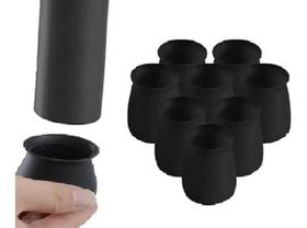 Kit 40 Protetores Em Silicone Para Pé Cadeira Mesa Sofa