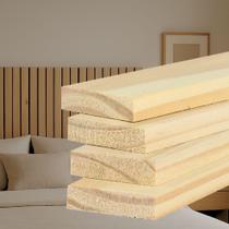 Kit 40 Ripas de Pinus para Artesanato Repac Madeiras 4x1x100cm