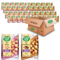 Kit 40 Snacks GOODSOY Bacon (20x) Churrasco (20x) 25g