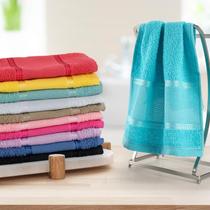 kit 40 Toalha Lavabo 29x45 barrado para bordar Arjotec SORTIDAS