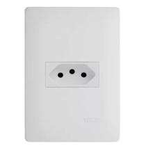 Kit 40 Tomada Simples 20A Habitat Branco Fame 2098 Kit 40 Tomada Simples 20A Habitat Branco Fame 2098