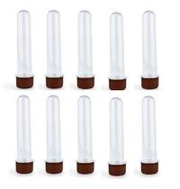 Kit 40 Tubetes Marrom 12cm Acrílico P/ Personalizar Festa Kit 40 Tubetes Marrom 12cm Acrílico P/ Personalizar Festa