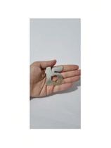 Kit 40 unidades de números metalizados lamicote de luxo 4cm dourado, prata e branco fotografico