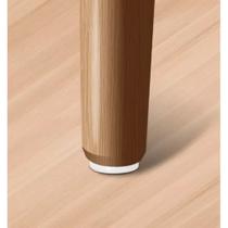 Kit 40 Unidades Sapata Plástica Com Prego 18x4,5 Mm Branca Reforçada Cadeira