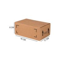 Kit 400 Caixa de Papelão Embalagem Ecommerce 16x11x6 Pacote Correios Sedex Pac Envio Imediato