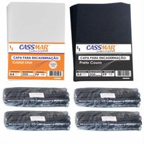 Kit 400 Capas E 4pc Espirais P/ Encadernação 14m-17m-20m-23m Kit 400 Capas E 4pc Espirais P/ Encadernação 14m-17m-20m-23m