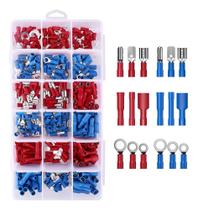 Kit 400 Conectores Elétricos Pré-Isolados Variados Com Caixa