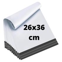 Kit 400 Envelope Plástico Embalagem Com Lacre 26X36