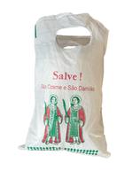 Kit 400 Sacolas Plástica Cosme e Damião 33x24 cm