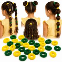 Kit 400 Xuxinhas mini Rabicó Verde e Amarelo cores Brasil Kit 400 Xuxinhas mini Rabicó Verde e Amarelo cores Brasil
