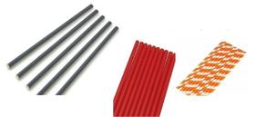 Kit 400Un Canudos Halloween Para Drinks Bebidas Coloridos