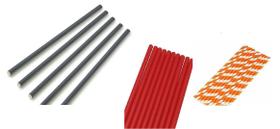 Kit 400un Canudos Halloween para Drinks Bebidas Coloridos