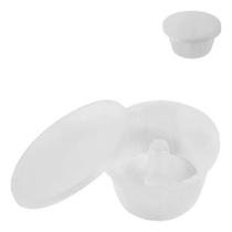 Kit 40un Forma Mini Pudim Forneável 90ml Plástico C Tampa