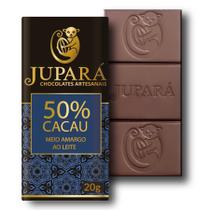 Kit 42 Barras De Chocolates Jupará 50% Cacau - Meio Amargo