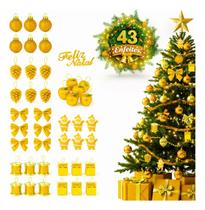 Kit 43 Enfeites Pendentes Natal Decoração Árvore Natalina Kit 43 Enfeites Pendentes Natal Decoração Árvore Natalina