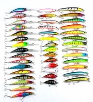 Kit 43 Iscas Artificiais Dourado Matrinxã Traíra Tucunaré