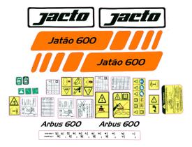 Kit 44 Adesivos UV Vinil Compatível Jacto Arbus 600 Kit 44 Adesivos UV Vinil Compatível Jacto Arbus 600