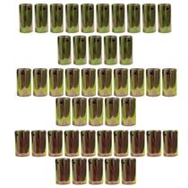 Kit 45 Canecas Clip Aço Reduzida Mangueira Ar Cond 6 8 10mm