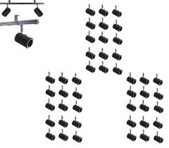 Kit 45 Spot Trilho Perfilado Eletro calha Par20 Bulbo OL8