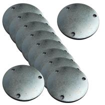 KIT 45 X Arruela Lisa 3 " Galvanizado com Furos