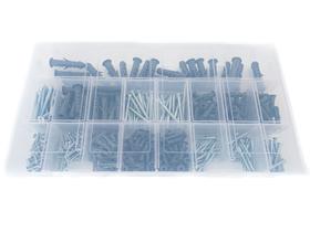 Kit 450 Peças Parafusos Philips Buchas Anel 5 6 8 10 e Caixa