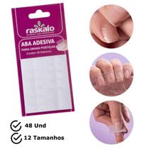Kit 48 Adesivo Para Unha Postiça Dupla Face Unhas Postiças Raskalo