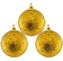Kit 48 Bolas Enfeite Árvore Natal Dourada Glitter 4,8cm Kit 48 Bolas Enfeite Árvore Natal Dourada Glitter 4,8cm