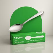 Kit 48 Colheres De Mesa Premium Aço Inox Restaurante Buffet Cor do cabo:Cinza