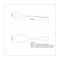 Kit 48 Colheres para Cha Tramontina Classic em Aço Inox