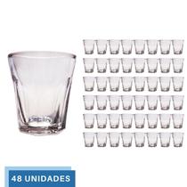 Kit 48 Copos Shot Dose Vidro Tequila Vodka Cachaça 45mL Bar